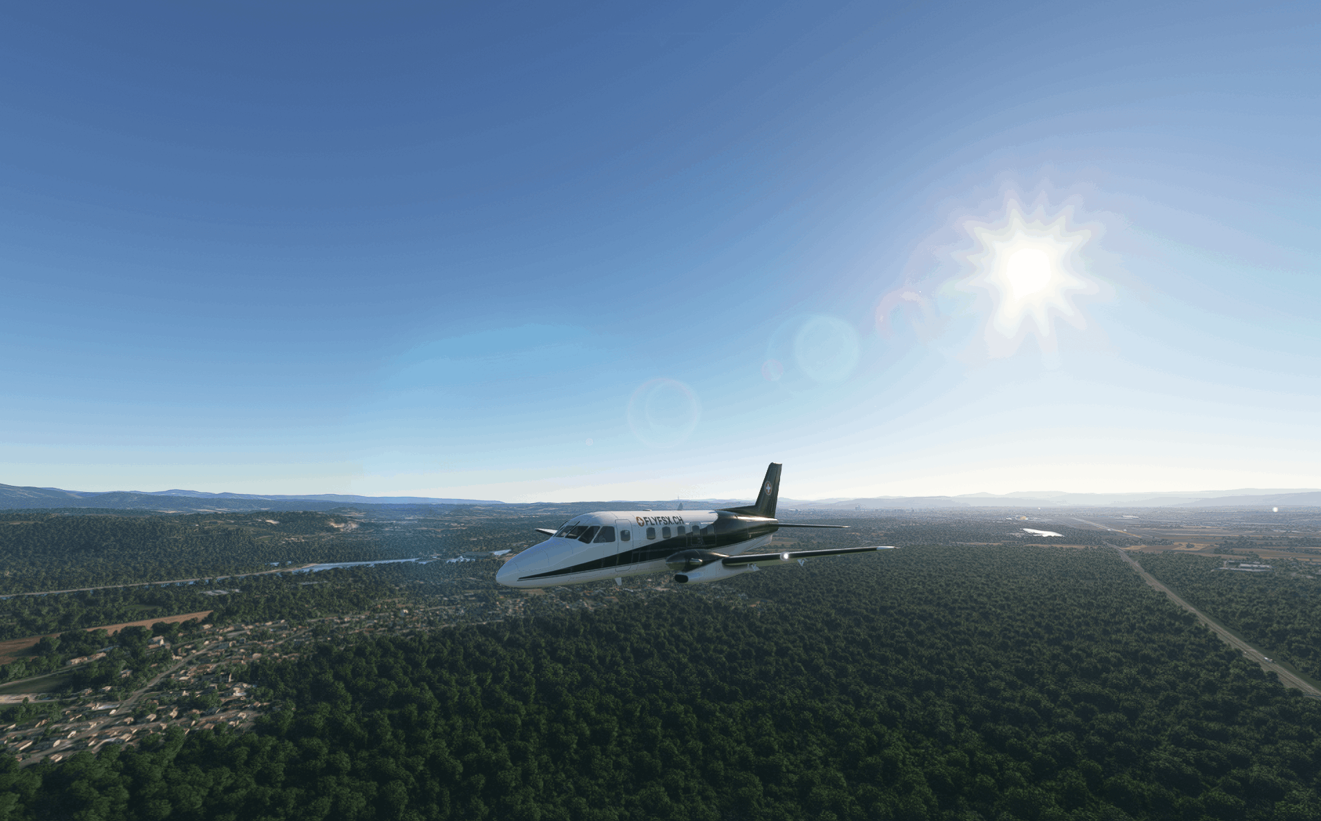 FLYFSX - Flugsimulator - Flight Simulator -  Rüchligweg 55 - 4125 Riehen - Basel - Baden - Aarau - Zürich - Schweiz - Lörrach - Freiburg - Deutschland. 
