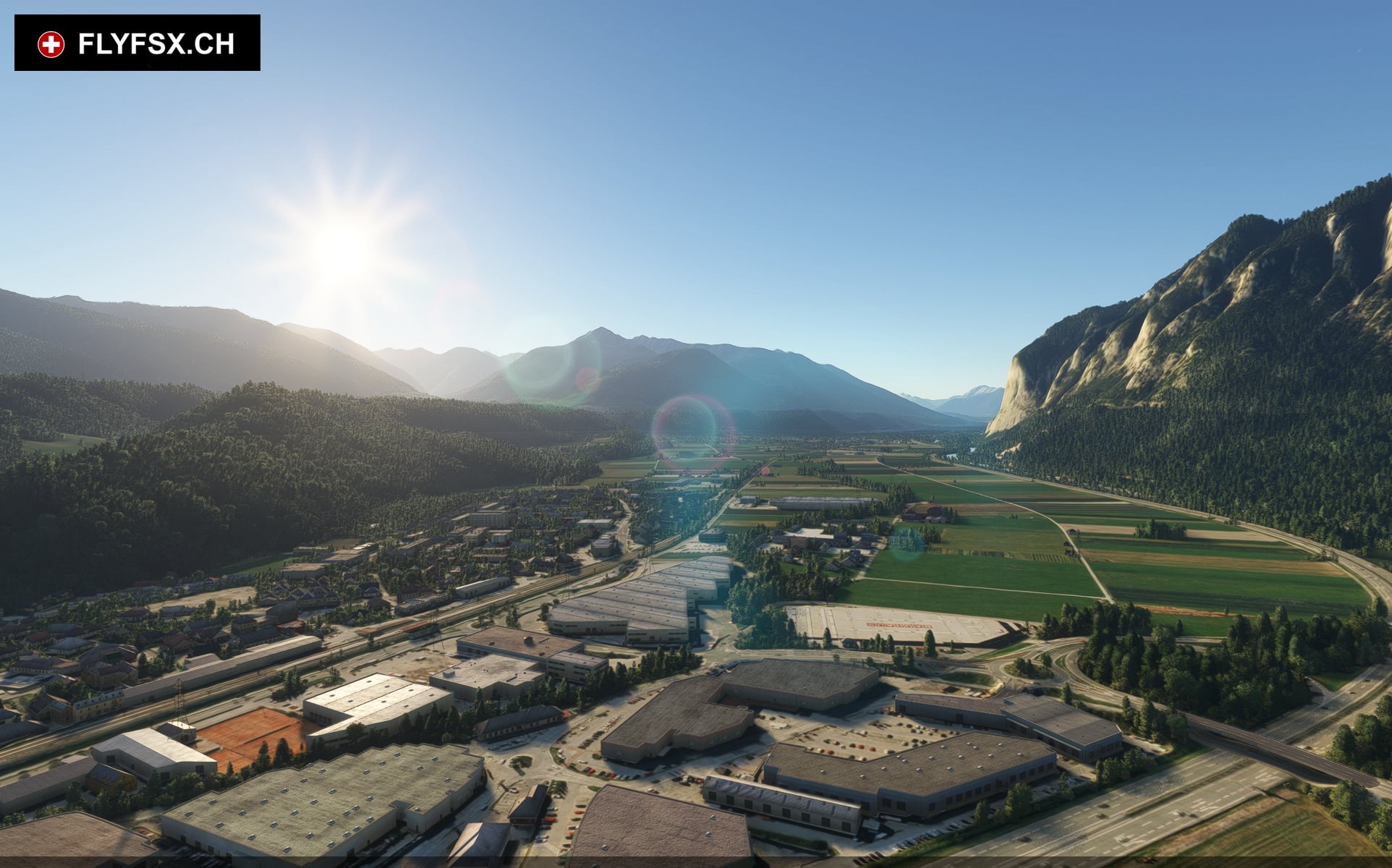 FLYFSX - Flugsimulator - Flight Simulator -  Rüchligweg 55 - 4125 Riehen - Basel - Baden - Aarau - Zürich - Schweiz - Lörrach - Freiburg - Deutschland. 